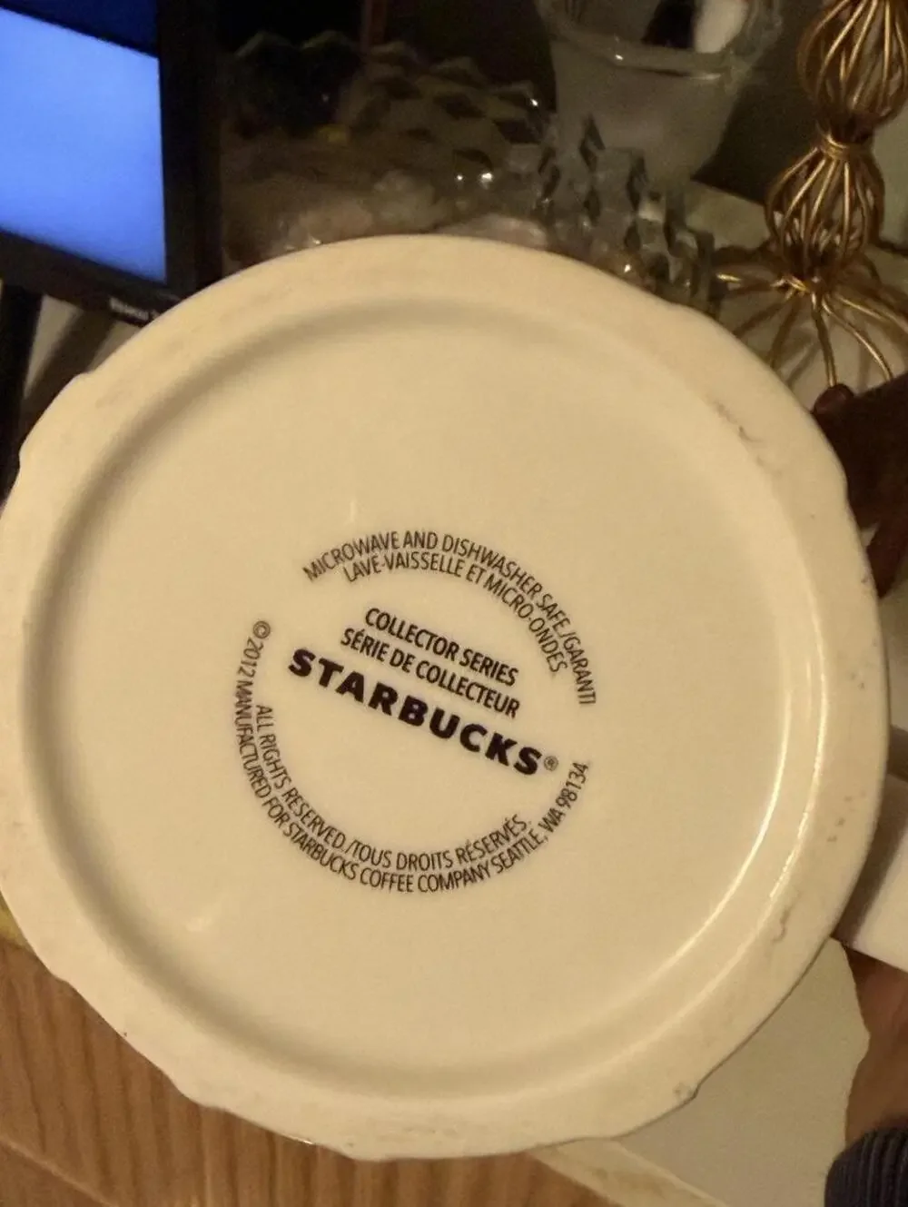 Starbucks New York City Mug 2012 Collector Series 3D Skyline Relief Taxi 16oz